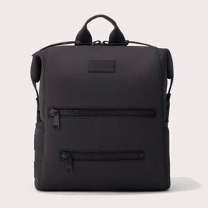 Dagne Dover Indi Black Diaper Bag Backpack Neoprene Changing Pad Pockets